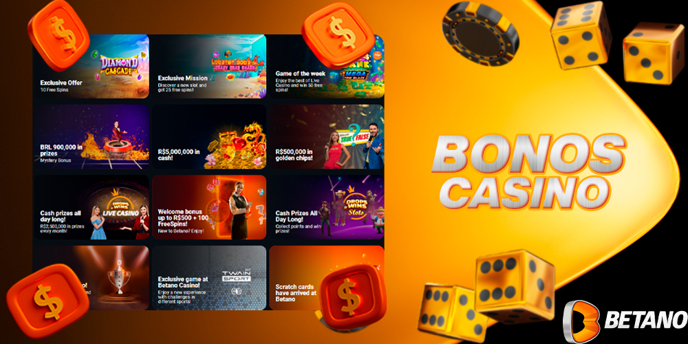 Bonificaciones y promociones por jugar en Betano Casino